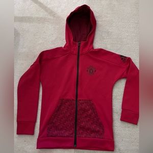 Adidas Manchester United Hoodie Youth S (9-10 yrs)